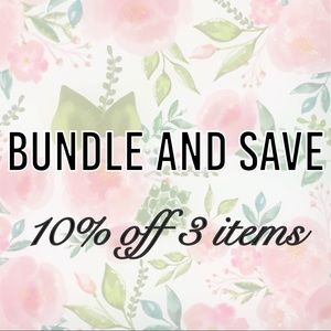 Bundle your items for a discount!
